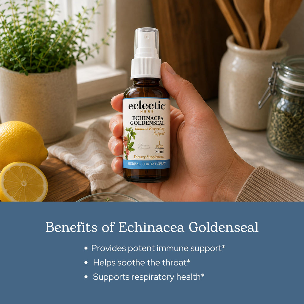 Eclectic Institute Echinacea Goldenseal Throat Spray - 1 fl oz - image 4