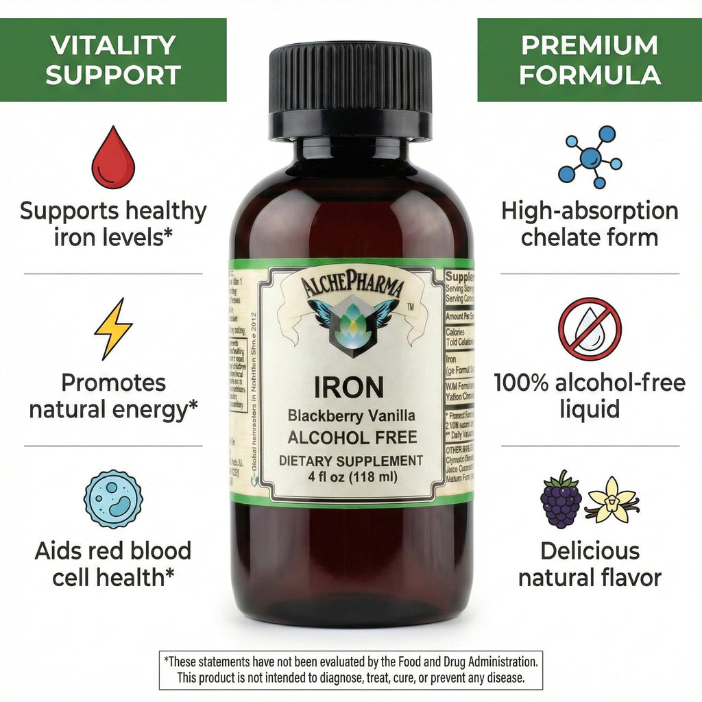 AlchePharma Iron Liquid Ferrous Bisglycinate Chelate - 4 fl oz - image 7