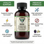 AlchePharma Iron Liquid Ferrous Bisglycinate Chelate - 4 fl oz - image 7