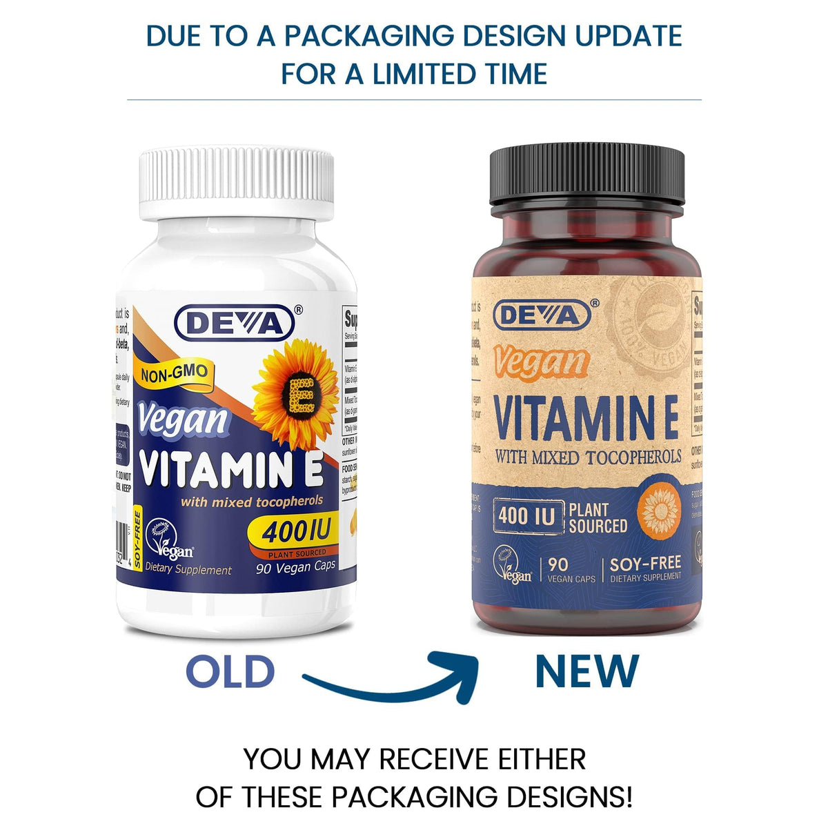 DEVA Vitamin E 400 IU