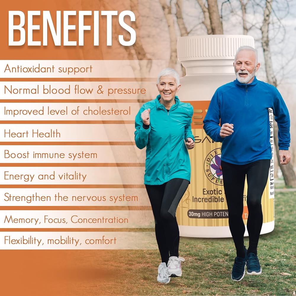 EXIR Saffron-Stigma Herb Dietary Supplement - Stress Relief Formula