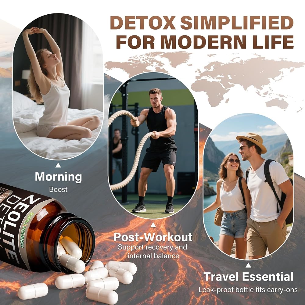 SUPRANOURISH Zeolite Detox Capsules Multi-Active Formula - 60 Capsules - image 7