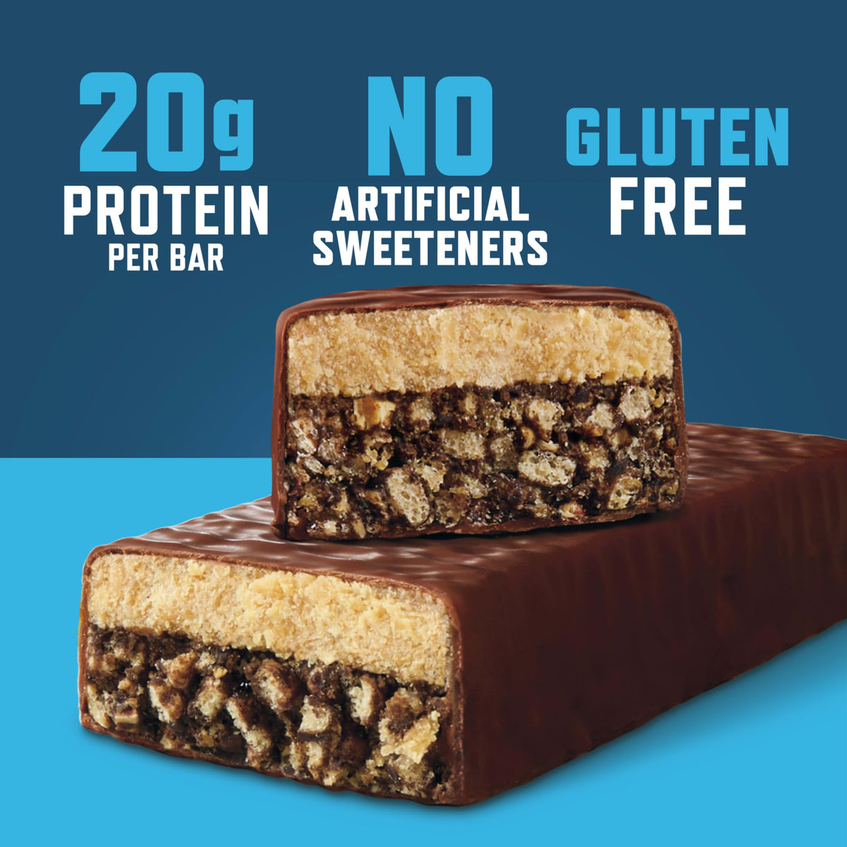 CLIF BUILDERS Protein Bars, Chocolatey Peanut Butter, Gluten Free