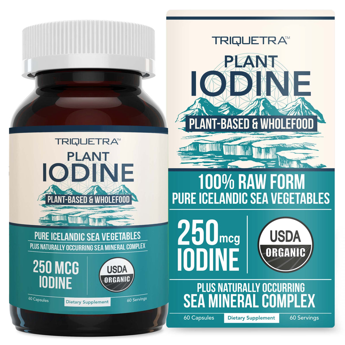Triquetra Health Organic Iodine Supplement from Sea Vegetable Complex