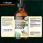 BIO KRAUTER Organic Ginger Root Digestive & Respiratory Support - 4 Fl Oz - image 9