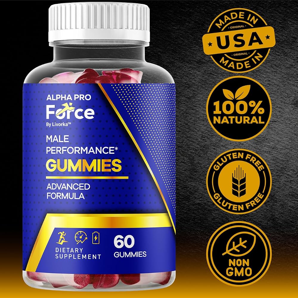 LIVORKA Alpha Pro Force Gummies for Men - 300 Gummies - image 5