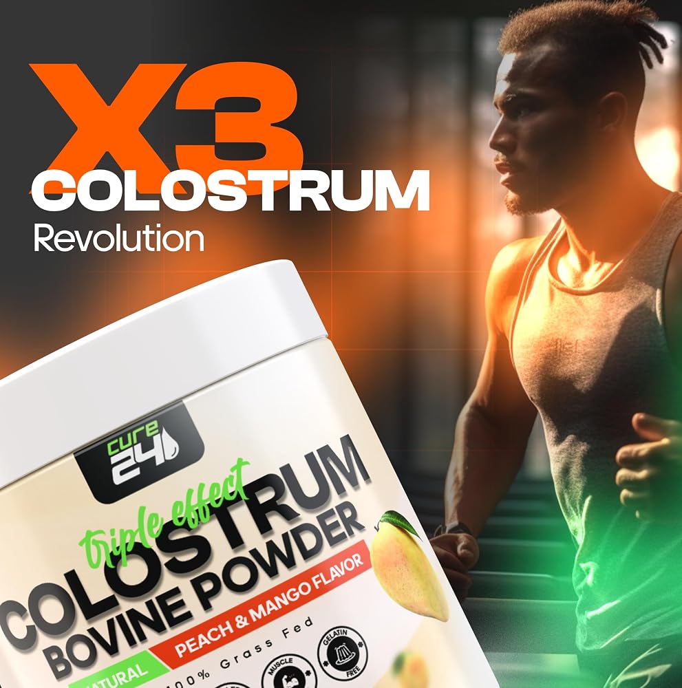 Cure24 Bovine Colostrum X3 Supplement Powder - 3.17 oz - image 7