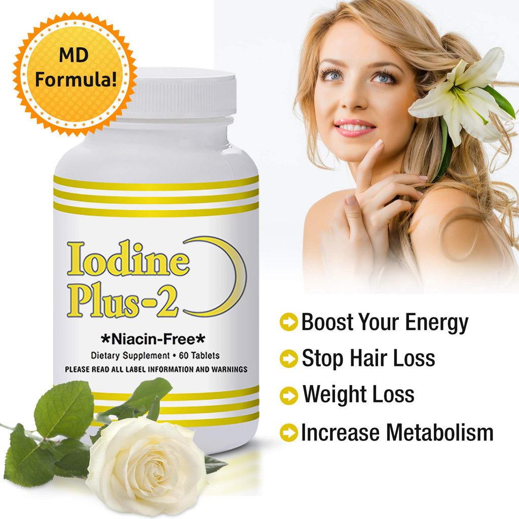 Natural Living Iodine Plus 2 Thyroid Support - 60 Tablets - image 3