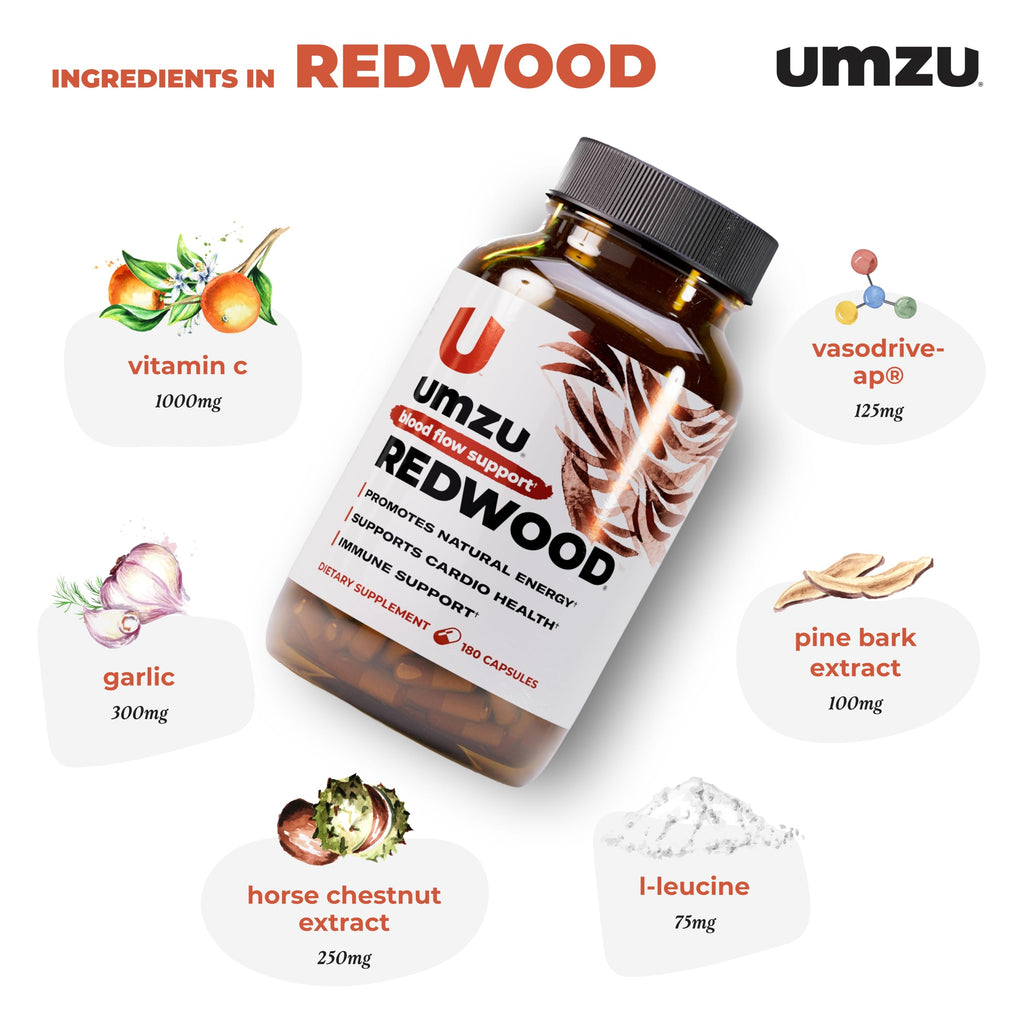 UMZU Redwood Nitric Oxide Booster - 30 Capsules - image 3