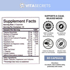 Vitasecrets Calm Stress Relief Supplement - 60 Capsules - image 5