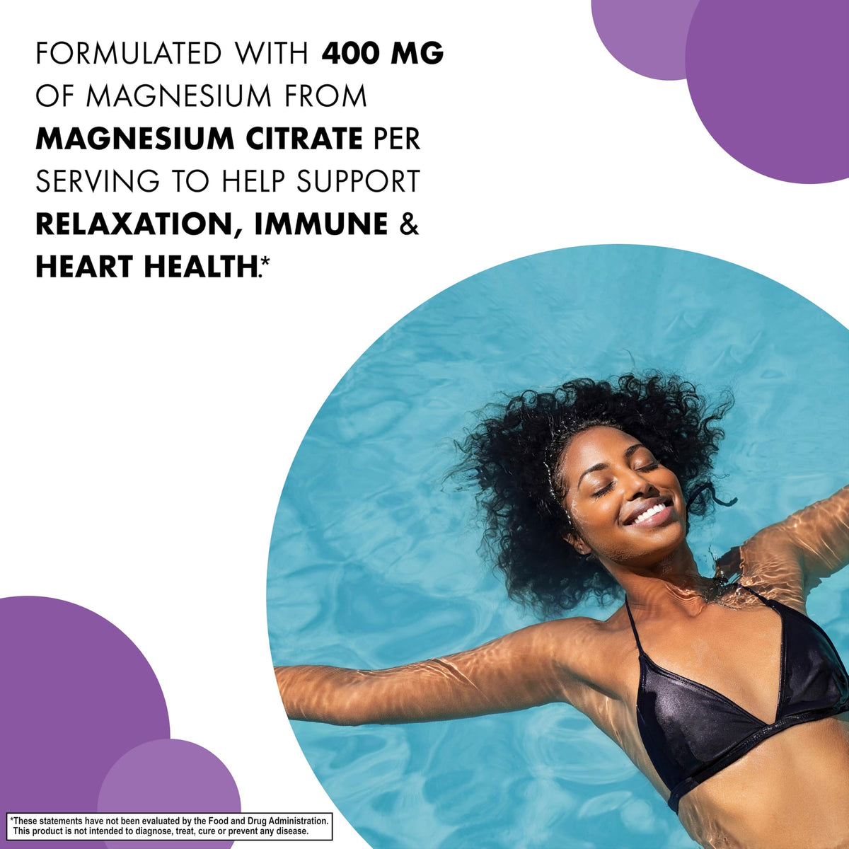 Bluebonnet Nutrition Magnesium Citrate (400mg of Magnesium)