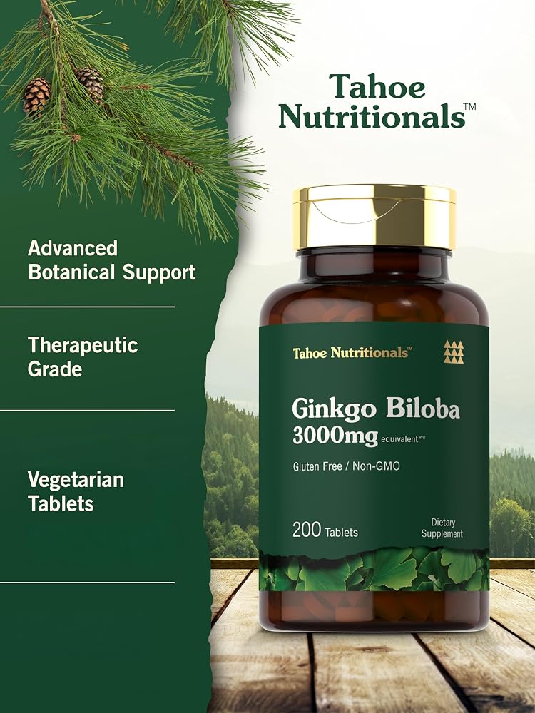 Carlyle Ginkgo Biloba Extra Strength - 200 Vegetarian Tablets - image 4