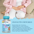 SOLARAY Cranactin 200 mg Cranberry Chewable Tablets - 60 Count - image 2