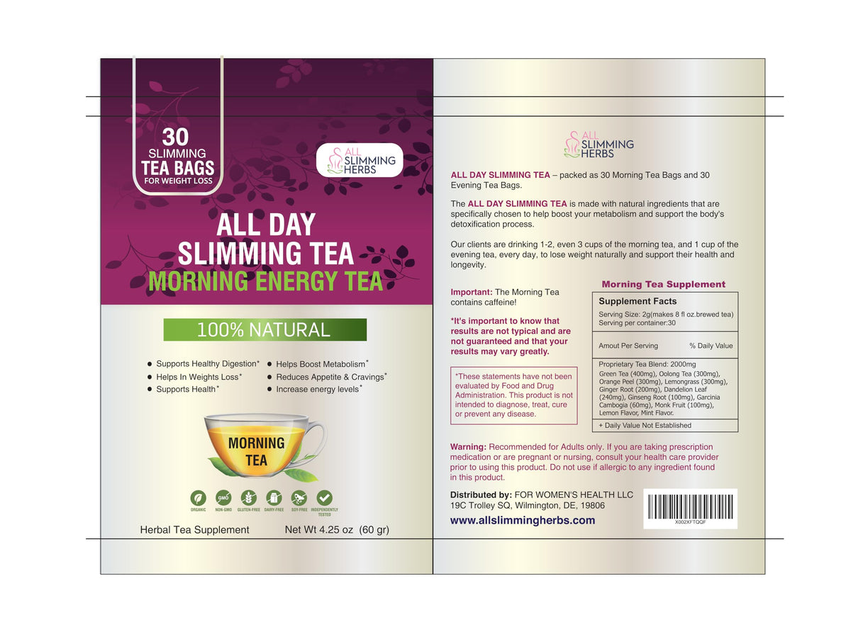 All Slimming Herbs Daytime Slimming Tea - 30 Teabags - image 3