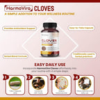 HarmoVira Cloves 7-in-1 Complex for Digestive & Immune Wellness - 180 Capsules - image 5