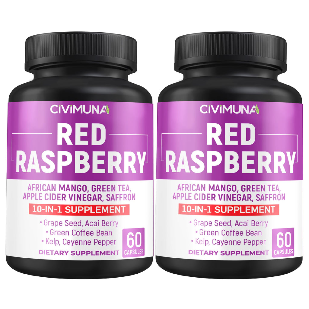 CIVIMUNA Red Raspberry Capsules - 120 Capsules