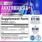 Nature's Peak Akkermansia Gut Health Supplement 2 Billion AFU
