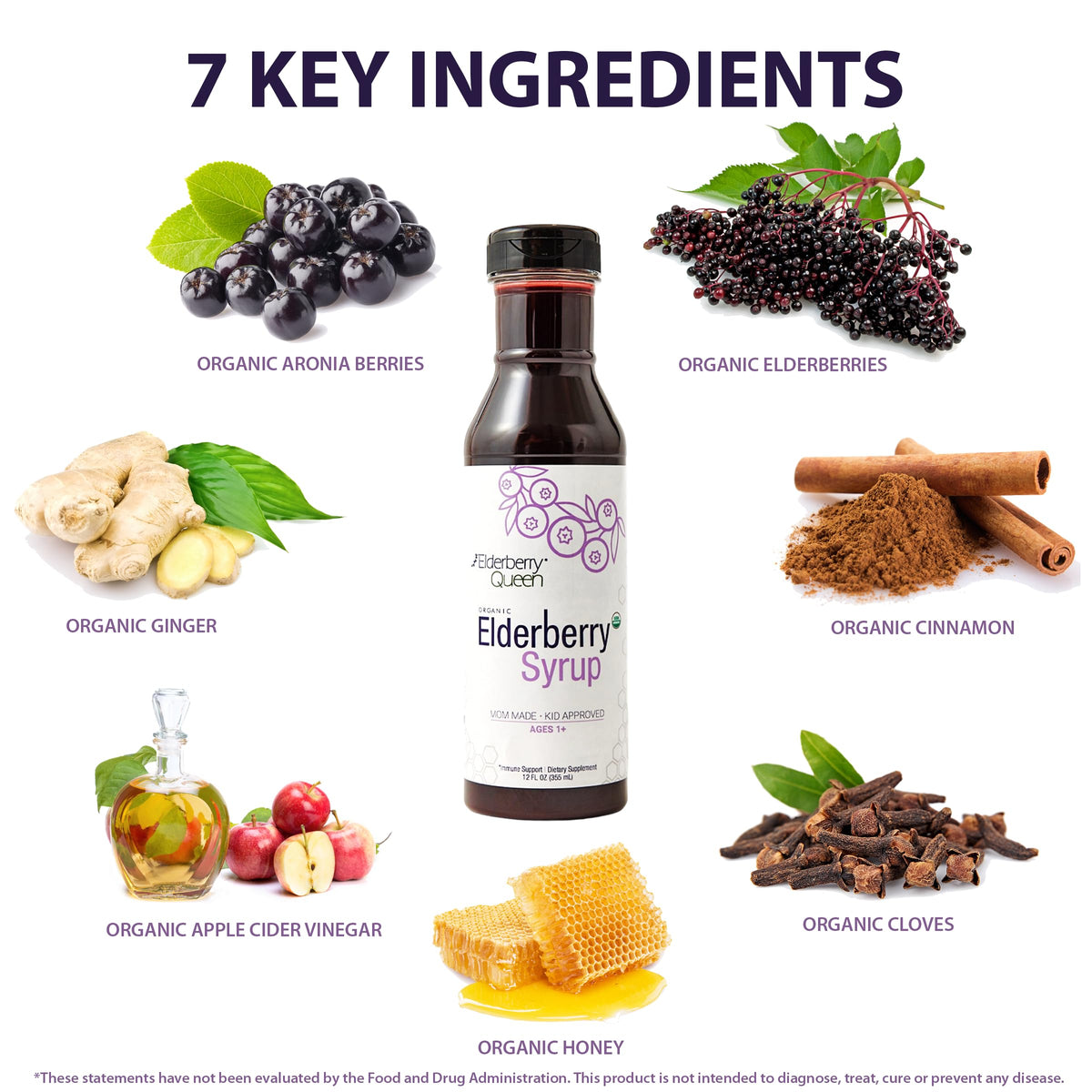 Elderberry Queen Organic Elderberry Liquid Supplement