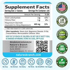 Nature's Branch Magnesium Glycinate 400mg for Sleep & Heart - 200 Tablets - image 6
