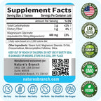 Nature's Branch Magnesium Glycinate 400mg for Sleep & Heart - 200 Tablets - image 6