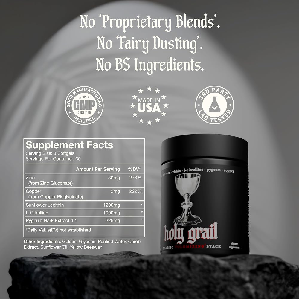 Theorycraft Holy Grail Semen Volume Booster - 90 Softgels - image 4