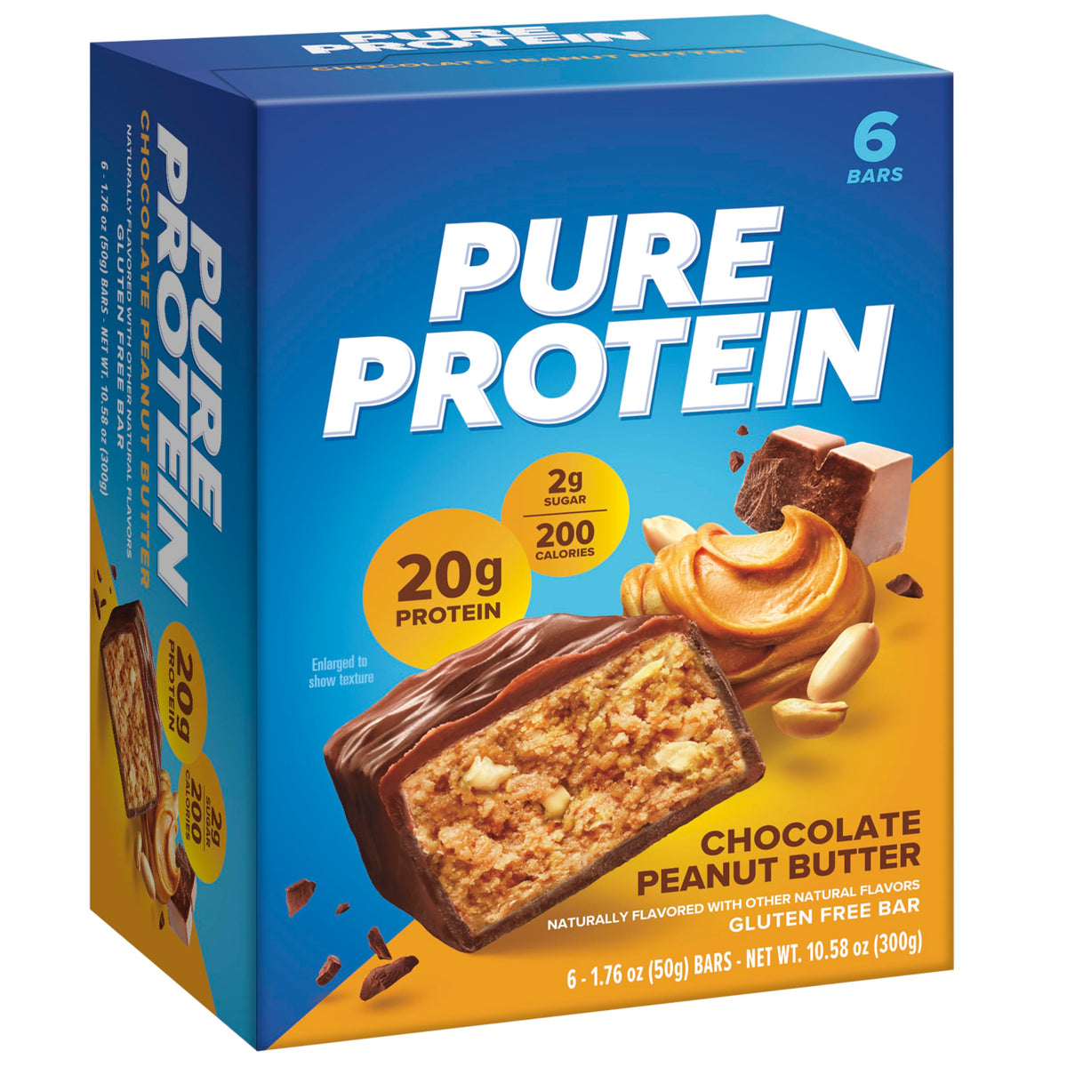 Pure Protein High Protein Bar Chocolate Peanut Butter - 6 Pack - image 3