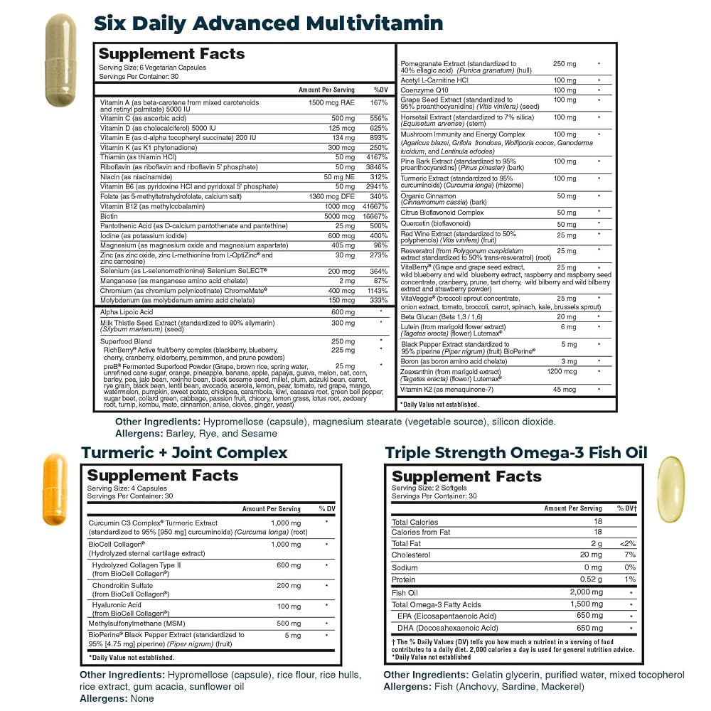 Nature's Lab Daily Vitamin Packs for Men & Women - 60 Packets - image 4