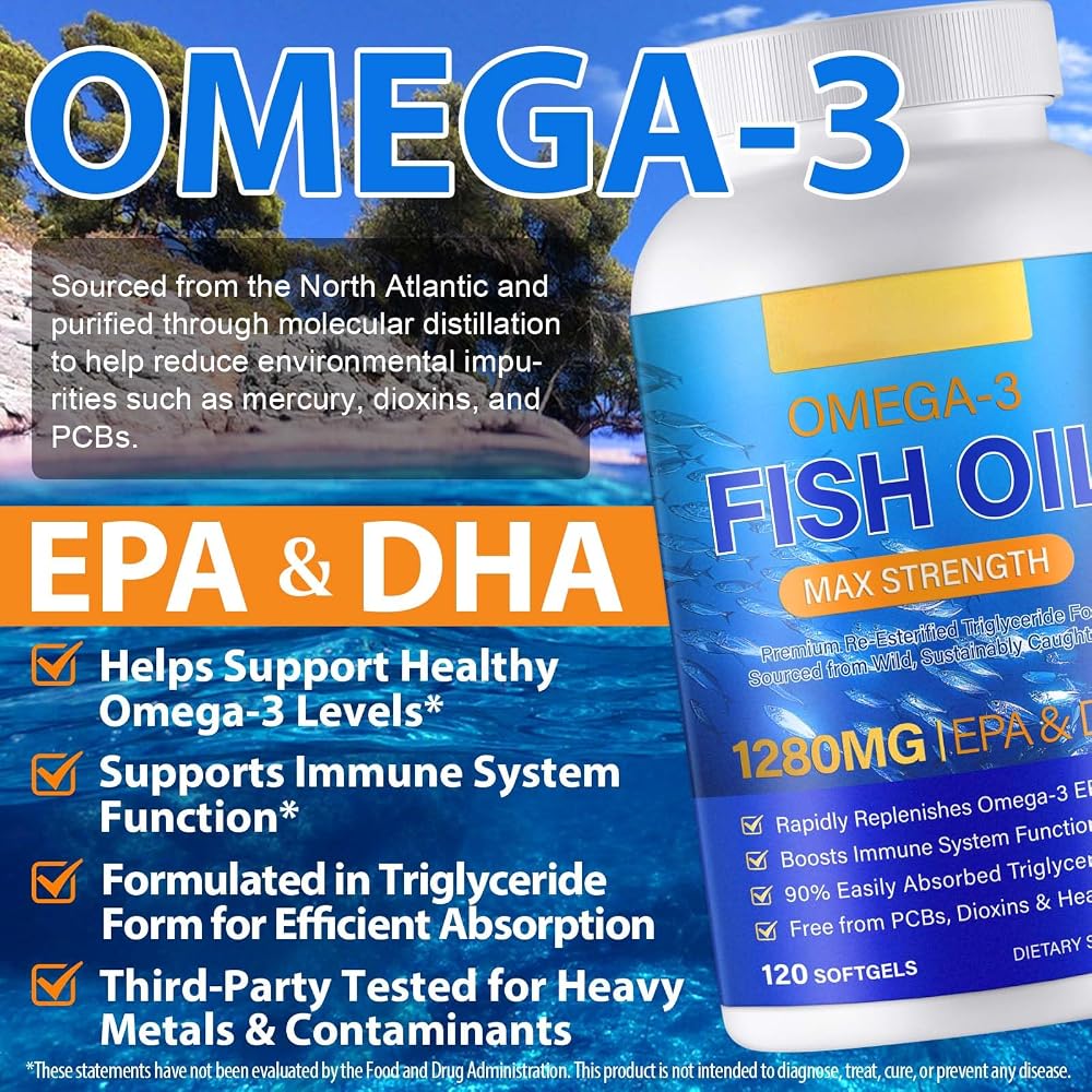 Newseel Fish Oil Omega-3 Softgels with EPA and DHA - 120 Softgels - image 2