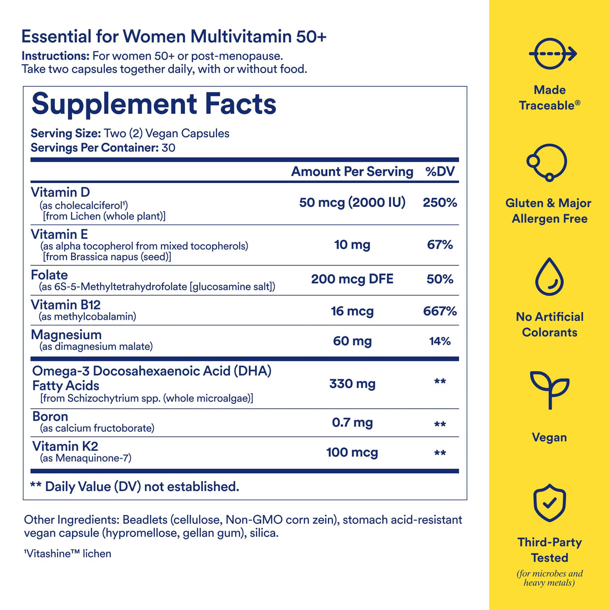 Ritual Women's 50+ Multivitamin - 60 Capsules - image 3