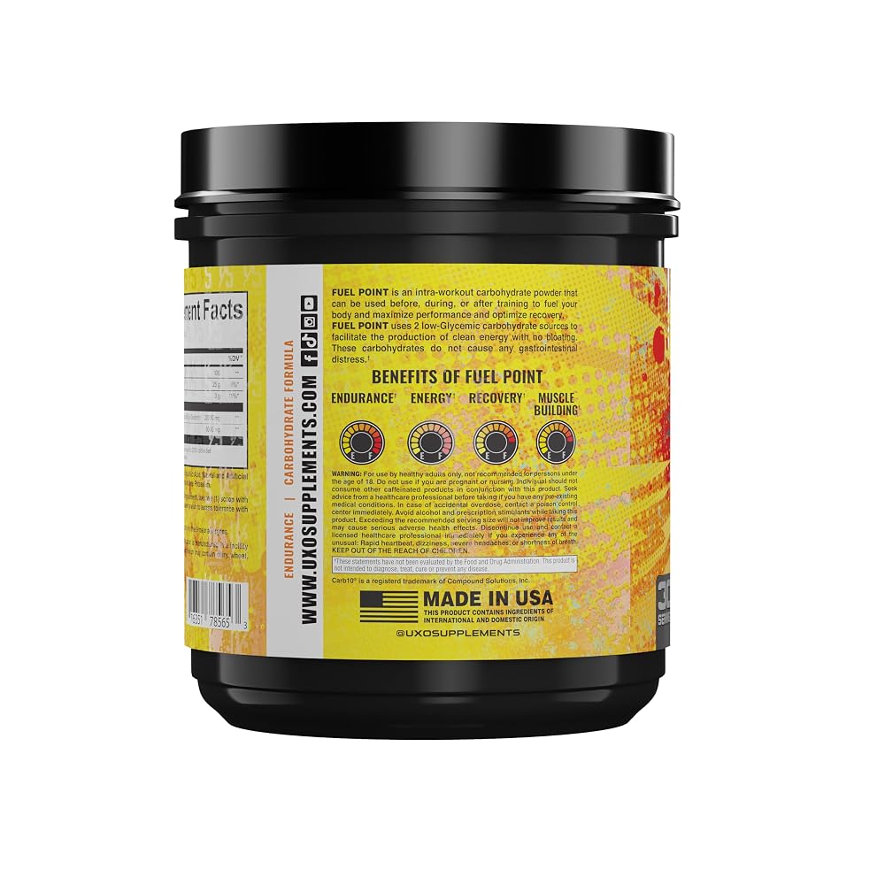 UXO Supplements Fuel Point Endurance Training Powder - 30 Servings - image 2