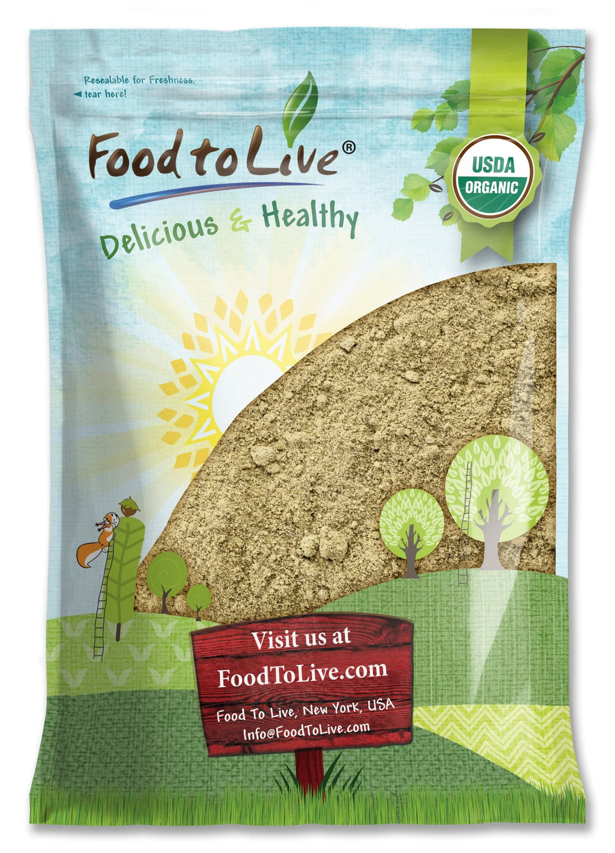 Food to Live Organic Hemp Protein Powder