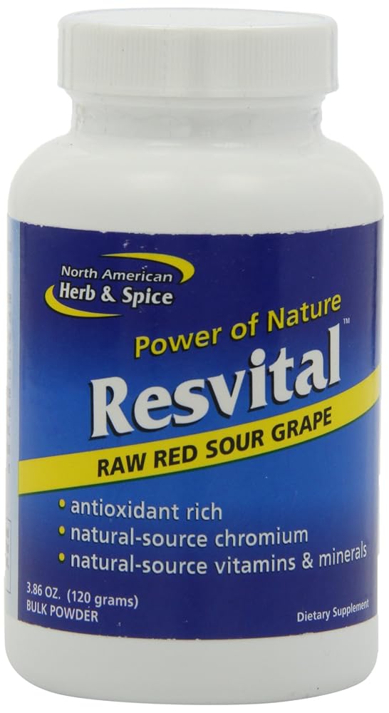North American Herb & Spice Resvital Red Grape Powder - 4.23 oz - image 3