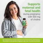 Nested Naturals Choline Bitartrate 500mg - 180 Capsules - image 5