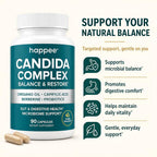 Happee Candida Cleanse Detox Supplement