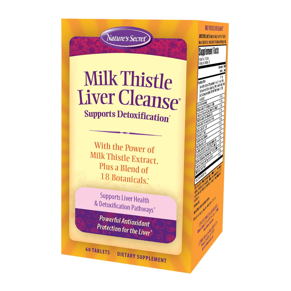 Nature's Secret Milk Thistle Liver Cleanse - 60 Capsules