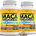 NEW AGE Ashwagandha Maca Root Fenugreek Supplement Mood Support - 120 Capsules