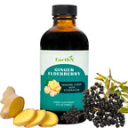 Earthn Ginger Elderberry Immune Defense Syrup - 4 fl oz