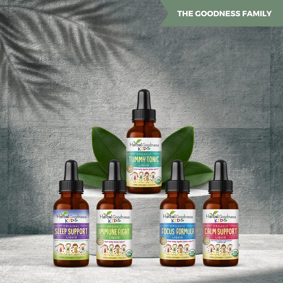 Herbal Goodness Kids Magnesium Glycinate + Citrate Calm Sleep Drops - 1 Fl Oz - image 5