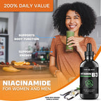 Think Above Liquid Vitamin B3 (as Niacinamide) Supplement - Non Flush