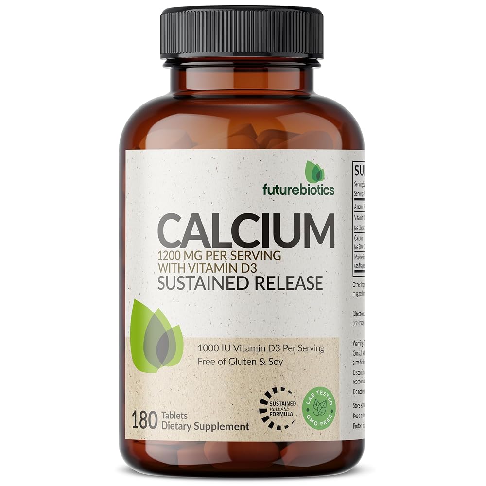 Futurebiotics Calcium 1200 MG Per Serving Sustained Release