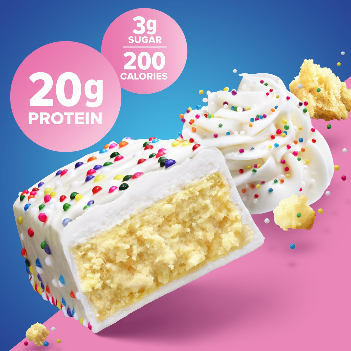 Pure Protein Birthday Cake Protein Bars - 6 Count - image 4