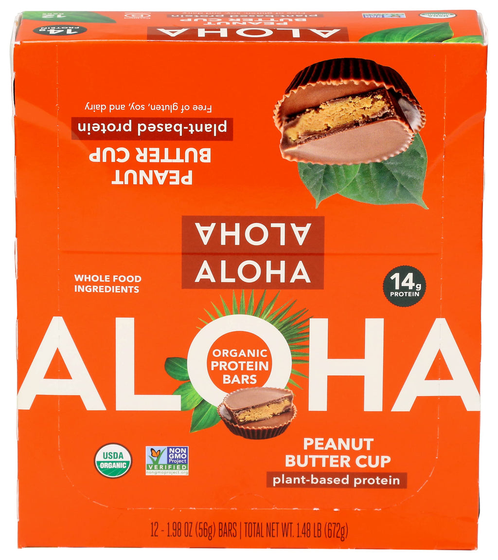 ALOHA Organic Plant Based Protein Bars