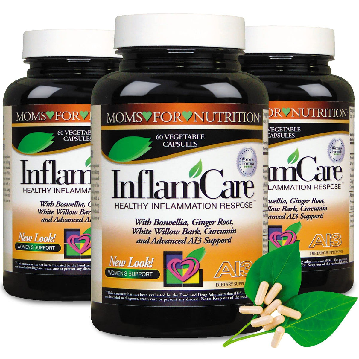 Moms For Nutrition InflamCare 3000MG Womens Formula - 60 Capsules - image 3