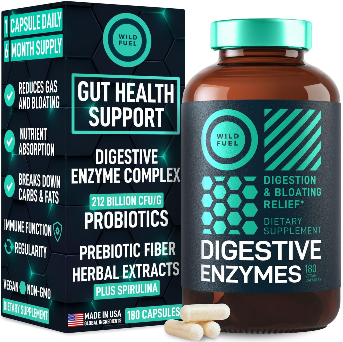WILD FUEL Digestive Enzymes with Probiotics and Prebiotics Parent
