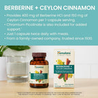 Himalaya Berberine with Ceylon Cinnamon & Chromium - 60 Capsules - image 3