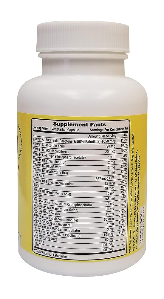 K Free Daily Multivitamin - No Vitamin K - 60 Capsules - image 2