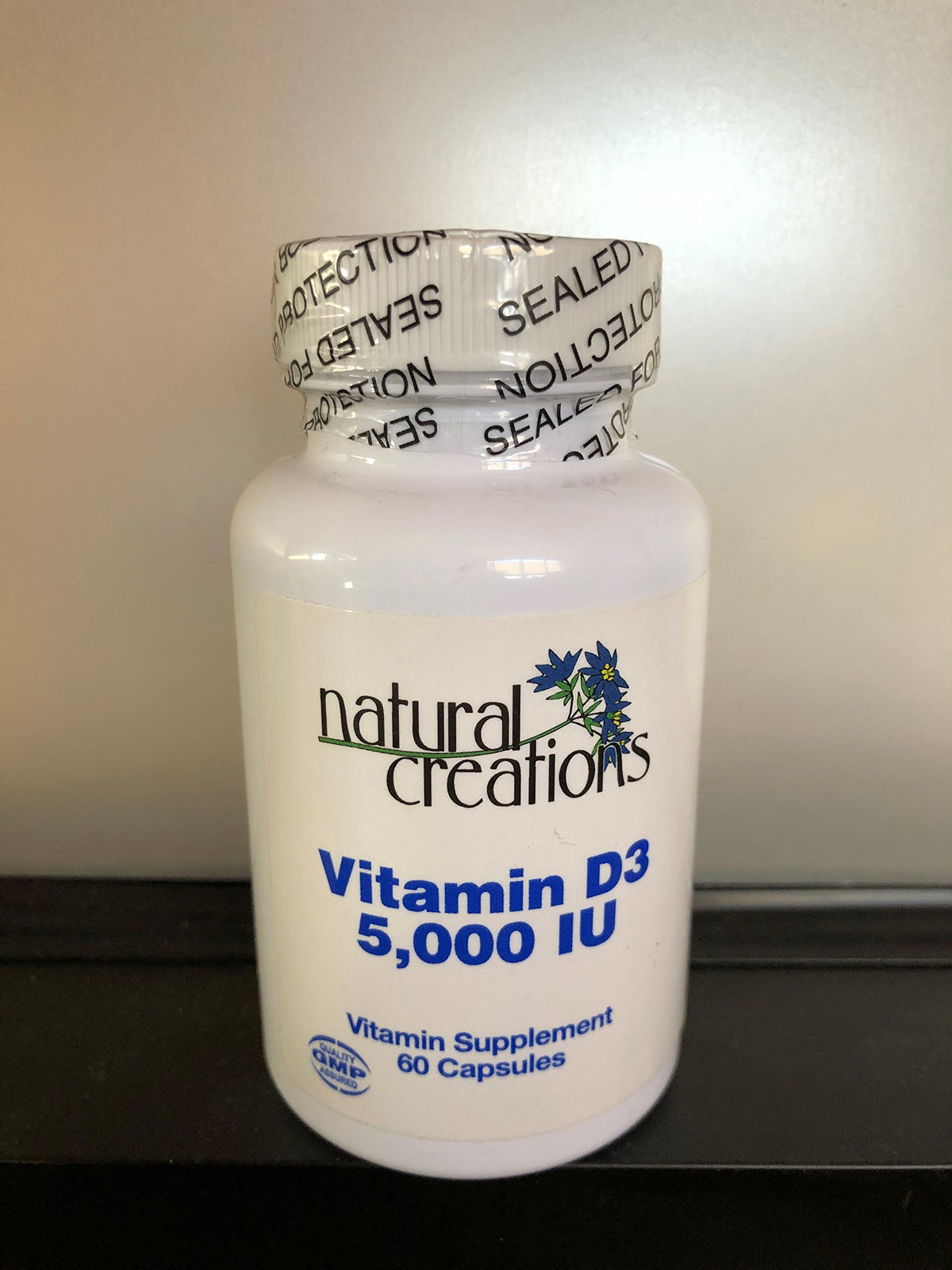 Natural Creations Vitamin D3 5,000 IU - 60 Capsules