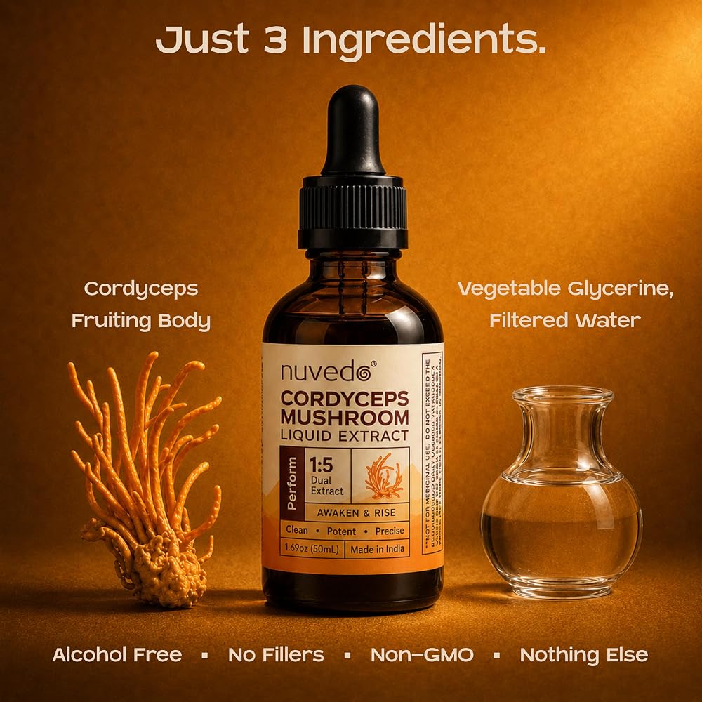 Nuvedo Cordyceps Mushroom Liquid Extract - 50 ml - image 5