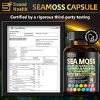 SoundHealth Irish Sea Moss & Shilajit Bundle - 120 Capsules - image 5