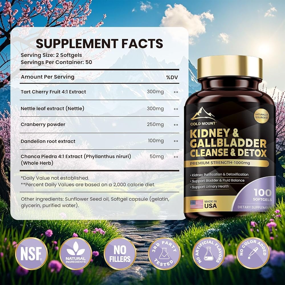 MEGNETA EGNETA Kidney Liver Cleanse Detox & Repair